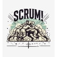 thumbnail image 4 of Rugby Scrum! Adult White Crew Neck Short Sleeve Tee-Large, 4 of 4