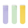 thumbnail image 4 of Dlentnea 3 Pack Girls Boys Crew Socks School Uniform Dress Solid Color Comfortable Casual Spring Sock for Kids, 4 of 6