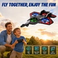 thumbnail image 6 of JoyStone Foam Remote Control Airplane, Jet Fighter RC Plane Stunt Drone Toy with LED Lights & 360° Spin, Easy to Fly RC Glider for Kids Adults, 6 of 8