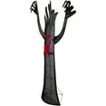 thumbnail image 6 of Northlight LED Lighted Terrifying Tree Outdoor Halloween Decoration - 55" - Purple Lights, 6 of 6