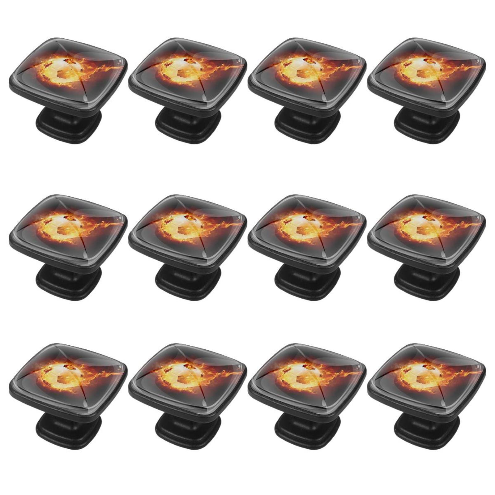 Ownta 30mm Sport Football Fire Door Knobs for Cupboard Dressing