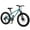 Green, variant on 24-Inch Fat Tire Bike, Shimano 7-Speed Trail & Urban Mountain Bike with Disc Brakes – Green