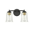 thumbnail image 2 of Millennium Lighting  Abilene 2/3 Light Vanity Fixture 2 Light - Matte Black, 2 of 5