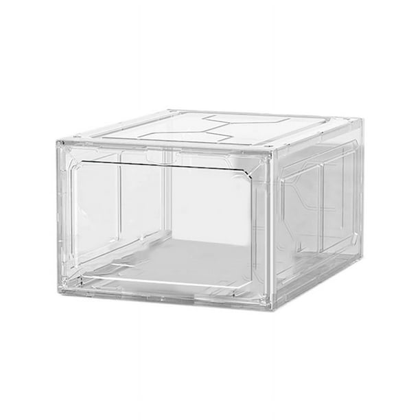 Caja Plástico Duro para Zapatos Deportivos, Caja Plástico para Zapatos, Caja Almacenamiento Zapatos A Prueba Polvo, Zapatero, Gabinete Apilable, Caja Almacenamiento