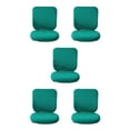 thumbnail image 2 of Guardoinrt Soft and Breathable Swivel Chair Cover Seating Experience Dark Green Backrest + Cushion Cover 5Set, 2 of 6