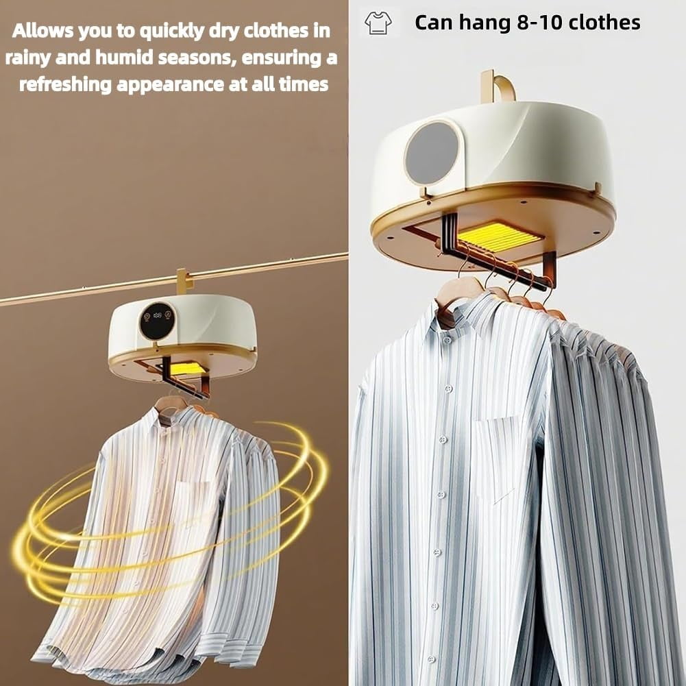 Automatic Ironing Machine for Home,2025 New Inflatable Shirt Ironing Machine,Portable Clothes Dryer,With Remote Control, for Travel, Home, Apartment