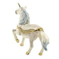 thumbnail image 5 of Bejewel Pewter Multi Color Finish SUNNY Enchanted Unicorn Trinket Box, 5 of 7