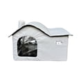 thumbnail image 1 of Refugio para gatos callejeros, casa exterior plegable, impermeable, cueva para gatos, cama para gatitos de interior, animales pequeños, patio, garaje SG, 1 of 8