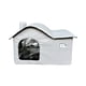 thumbnail image 1 of Refugio para gatos callejeros, casa exterior plegable, impermeable, cueva para gatos, cama para gatitos de interior, animales pequeños, patio, garaje SG, 1 of 8