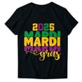thumbnail image 2 of TIMIFIS T-Shirts à Manches Courtes pour Femmes, Carnavals Tendance, T-Shirt à Imprimé Graphique, Décontracté, Col Rond, Hauts d'Été, Vêtements, 2 of 5