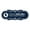 Navy Blue / White, variant on Designer Please Ring Bell for Assistance (Classic Bell) Sign (Black) - Large