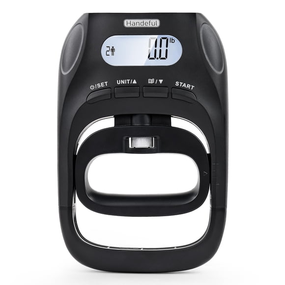 Dinamómetro digital Handeful para fuerza de agarre 180 kg, negro