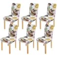 thumbnail image 1 of ABPHQTO Funda protectora para silla con diseño de acuarela de perrito bonito, funda protectora para asiento para comedor, Hotel, fiesta de boda, juego de 6, 1 of 4