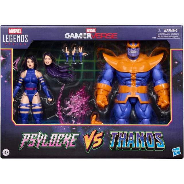 Marvel Legends Gamerverse 6 Inch Action Figure 2-Pack Exclusive - Psylocke vs Thanos