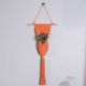 thumbnail image 1 of Tapiz de macramé para decoración de pared, regalo, arte de pared de macramé para decoración del hogar (naranja), 1 of 6