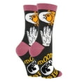thumbnail image 2 of OoohYeah Womens Novelty Funny Crew Socks, Colorful Cotton Dress Socks, Moon Child, 2 of 2