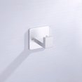 thumbnail image 4 of 2PCS  Wall Mounted Sticky Hook Self\-Adhesive Bathroom Punch\-Free Hook Space Aluminum Single Hook Black Gold Silver, 4 of 9