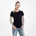 thumbnail image 3 of Lsque Skulls and Roses Cooling Arm Sleeves for Men & Women -Compression Sleeves to Cover Arms for Working,Sun Sleeves for UV Protection,Breathable, Moisture-Wicking, 3 of 8