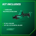 thumbnail image 5 of Sierra reciproca Metabo HPT CR18DAQ4 inalambrica 18V 3200 GPM luz LED, 5 of 5