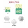 thumbnail image 7 of Happy Easter Rabbits Kitchen Dish Towels for Drying Dishes Set of 3, Spring Daisy Green Silhouette Yellow Waffle Weave Microfiber Hand Tea Bathroom Towels Quick Dry & Absorbent Towel 15.7x23.6, 7 of 7