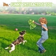 thumbnail image 3 of URRU Dog Toys Squeaky, Interactive Plush Dog Toy with Squeaker and Crinkle Paper, Suitable for Reducing Boredom and Anxiety, Cute Pet Toy for Small and Middle Dogs(Green), 3 of 7
