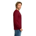 thumbnail image 4 of Gildan Men's Heavy Cotton Long Sleeve T-Shirt, 100% Cotton, Adult T-Shirt, Classic fit Tee, Garnet, L, 4 of 5