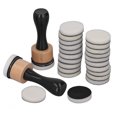 thumbnail image 1 of Ink Paints Mixing Blending Tool, 24 Replacement Foam Pads Wooden Handle Deep Saturation Ink Blending Tool  for Scrapbooking, 1 of 7