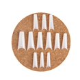 thumbnail image 2 of Parche para decoración de uñas, cabeza plana, fino, para perro, medio parche, arco, esmerilado, parche para uñas postizas, 2 of 3