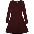 thumbnail image 2 of maison Jules Womens Ribbed Sweater Dress, Purple, Small, 2 of 2