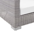 thumbnail image 6 of Modway Conway Sunbrella® Outdoor Patio Wicker Rattan Sofa in Light Gray White, 6 of 9