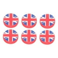 thumbnail image 4 of FESTFENDS 6Pcs Red Silicone Racket Shocking Absorbers with National Flag Design Tennis Accessory, 4 of 8