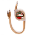 thumbnail image 1 of Feliz Navidad tablero de colores ilustración Cable de carga telescópico múltiples USB tres en uno, 1 of 3
