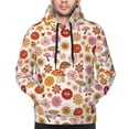 thumbnail image 4 of Hoodies for Men - Fall 70s Groovy Hippie Long Sleeve Comfrt Men'S Fashion Hoodies & Sweatshirts, Sweatshirts for Men Hoodies Pullover Clothing Clothes with Pouch, 4 of 7