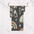 thumbnail image 4 of Coolnut Boho Rainbow Bath Towels Soft Absorbent Bath Towels Bath Towel Set of 3 for Home Hotel Bathroom Decor, 4 of 6