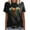 #02 Black, variant on Ichuanyi Womens Tops, Summer Women Crewneck Love Print T-Shirts Print Tees Short Sleeve T-Shirt Blouse Tops