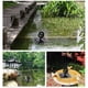 thumbnail image 3 of Bomba De Fuente Solar, Fuente Solar Para De Pájaros, 4 W, IP68, Interruptor Magnético Impermeable, Luz LED De Color Con Molino De Viento Para Jardín, 3 of 7