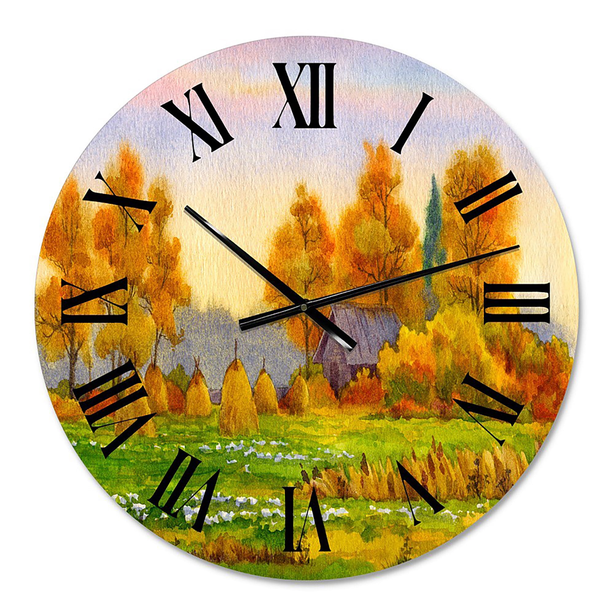 Designart 1 in Quartz Wall Clock