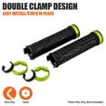BV Bike Handlebar Grips, Double Lockon Bicycle Grip Handle Bar End