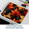 thumbnail image 6 of Maple Leaves Printed Square Desk Pad Mouse Pad Desk Mat Non-Slip Rubber Bottom – 8.3x9.8 Inch – Suitable for Office and Gaming, 6 of 6