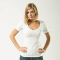 thumbnail image 2 of Rapid Dominance G01-NAV-WHT-02 Womens Navy V-Neck Tees, White - Medium, 2 of 3