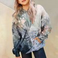 thumbnail image 4 of Staki Girl's Camo Hoodies Long Sleeve Oversized Sweatshirts Hoodie Pullovers Streetwear Trendy 2-12Y(Blue,7-8 Years), 4 of 7