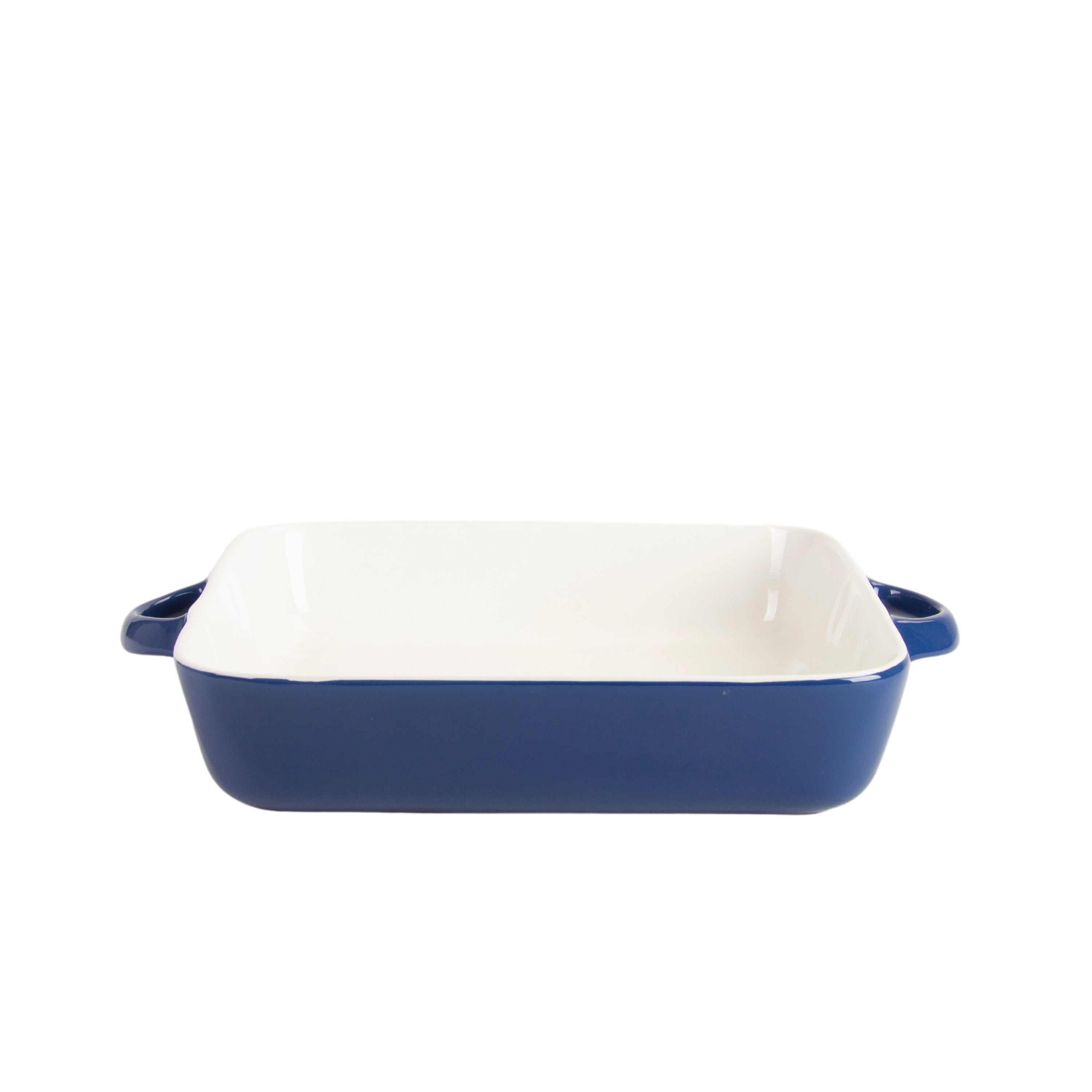 10 Strawberry Street Sienna Square 10" and 8" Stoneware Bakeware Set of 2, Blue