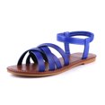 thumbnail image 4 of Sandalias planas cómodas sandalias de vestir con punta abierta zapatos para caminar para mujer, 4 of 9