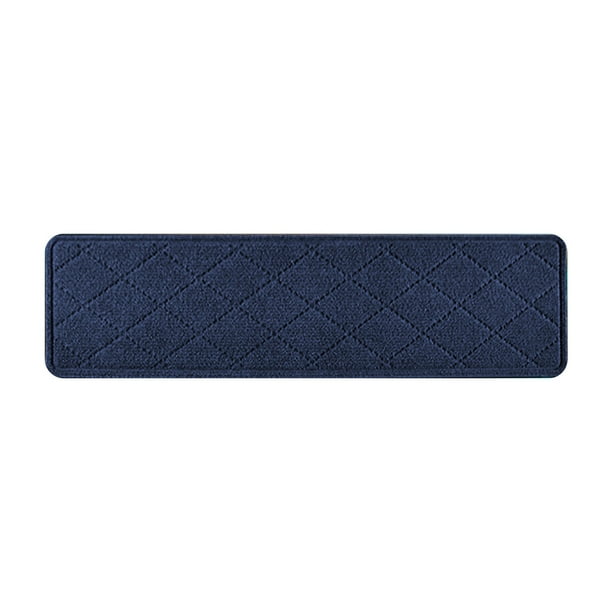 Yhmxh Decoración del baño Felpudo antideslizante para escaleras, a rayas, absorbente, silencioso, sin adhesivo, autoadhesivo, lavable. Organizadores y almacenamiento de baño Accesorios de baño