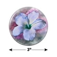 thumbnail image 3 of Tropical Blue Hibiscus Hawaiian Bloom Kitchen Refrigerator Locker Button Magnet, 3 of 6