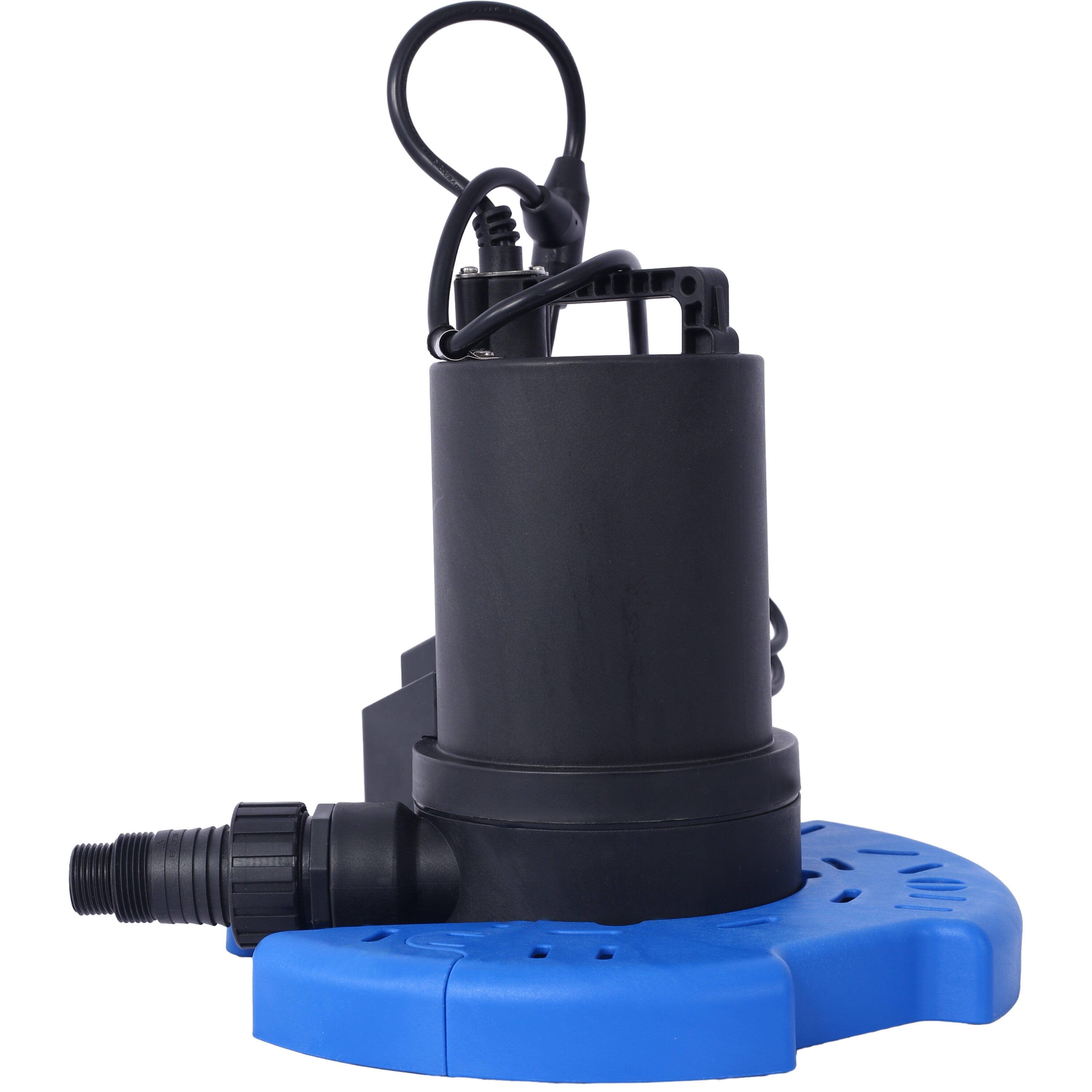 1/4 HP Automatic Swimming Pool Cover Pump 120 V Submersible with 3/4 Check Valve Adapter1850 GPH Water Removal for Pool, Hot Tubs, Rooftops, Water Beds and more,