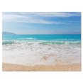 thumbnail image 2 of Design Art - Vagues Blanches Embrassant Plage Sable, 2 of 3