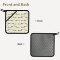 thumbnail image 2 of Sikiie Dachshund Dog Puppy Pot Holders Kitchen Insulation Mats Heat Resistant Pot-Holder Oven Anti-Scald Pads for Cooking Baking, 7.1*7.1inch, 2 of 8