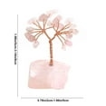 thumbnail image 3 of Árbol de flores de cristal Fiudx con base de cristal adorno decorativo de mesa, 3 of 6