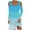 Sky Blue, variant on biudgviw Mini Dresses for Women Fashion Color Block Crewneck Fall Dress Lounge Long Sleeve Vacation Beach Dress